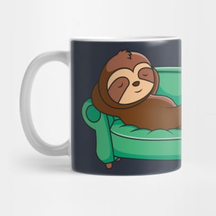 Sloth sleeping animal rest sleep cute relax nap Mug